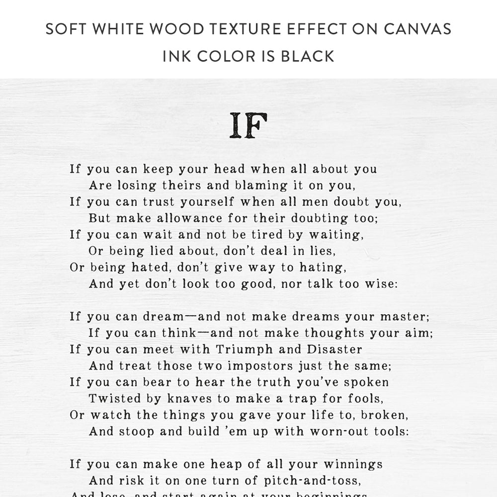 If Poem By Rudyard Kipling