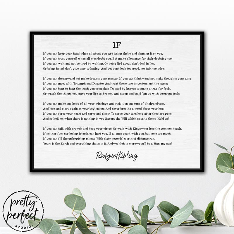 If by Rudyard Kipling