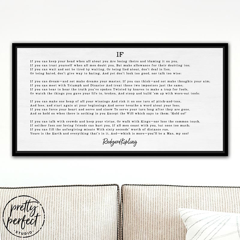 If by Rudyard Kipling