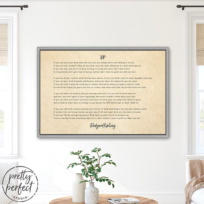 If by Rudyard Kipling