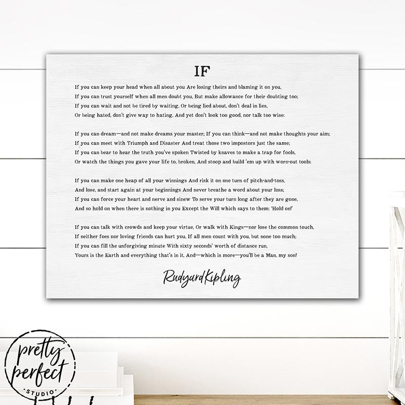 If by Rudyard Kipling