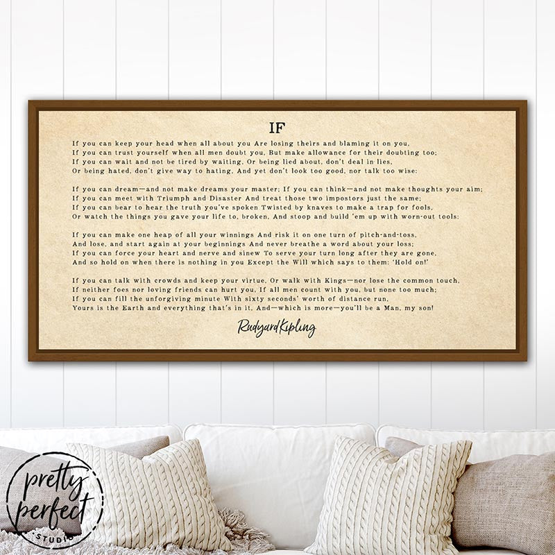 If by Rudyard Kipling