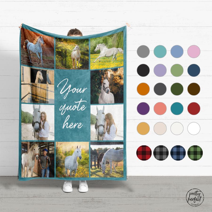 Custom Pet Photo Blanket