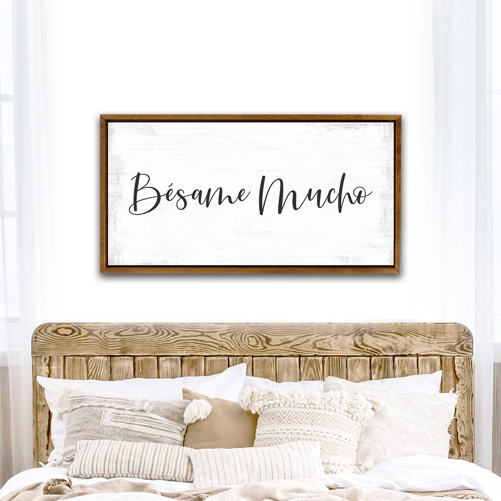Bésame Mucho Sign