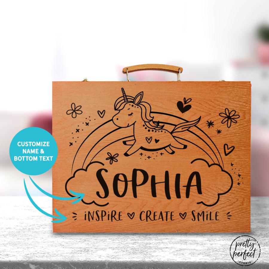 Personalized Art Kit, Gift for Kid Artists