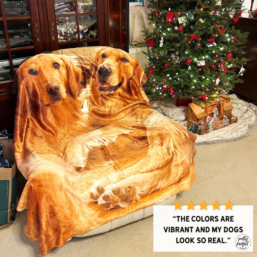 Custom Pet Photo Blanket