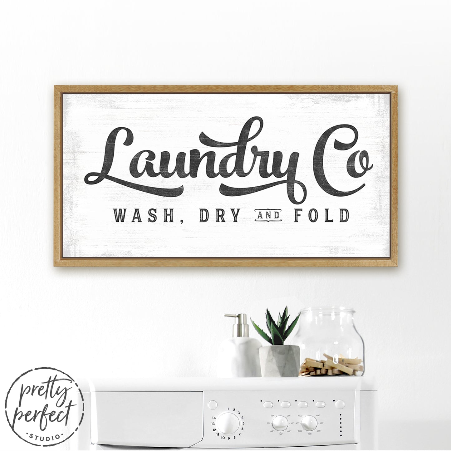 Laundry Co Sign - Wash, Dry, and Fold