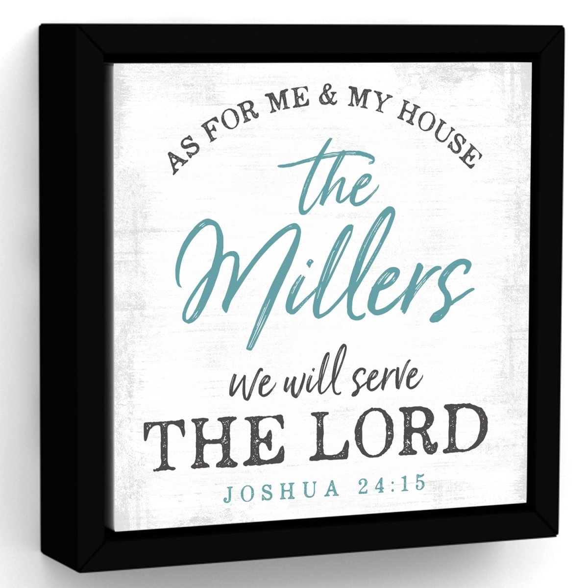 As For Me And My House We Will Serve The Lord Wall Art - Pretty Perfect Studio