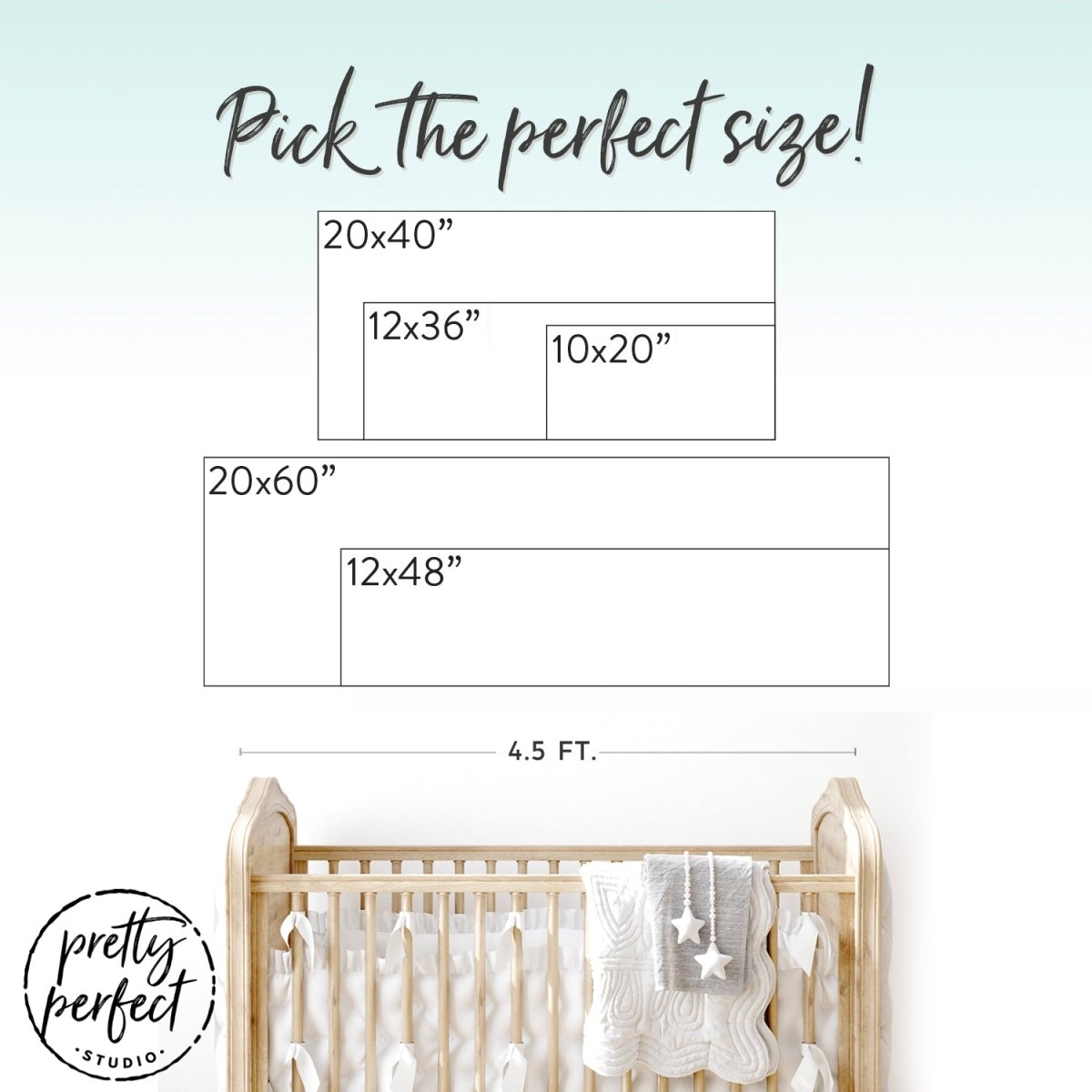 Baby Girl's Name Wall Art Personalized for the Nursery Room