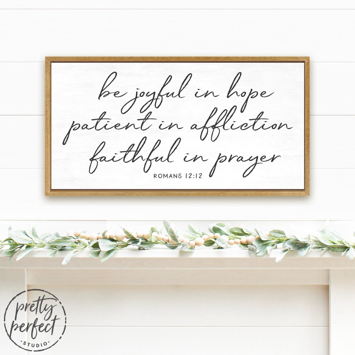 Be Joyful In Hope Sign – Pretty Perfect Studio