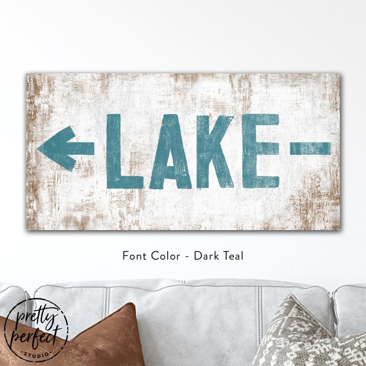 Beach Sign With Arrow