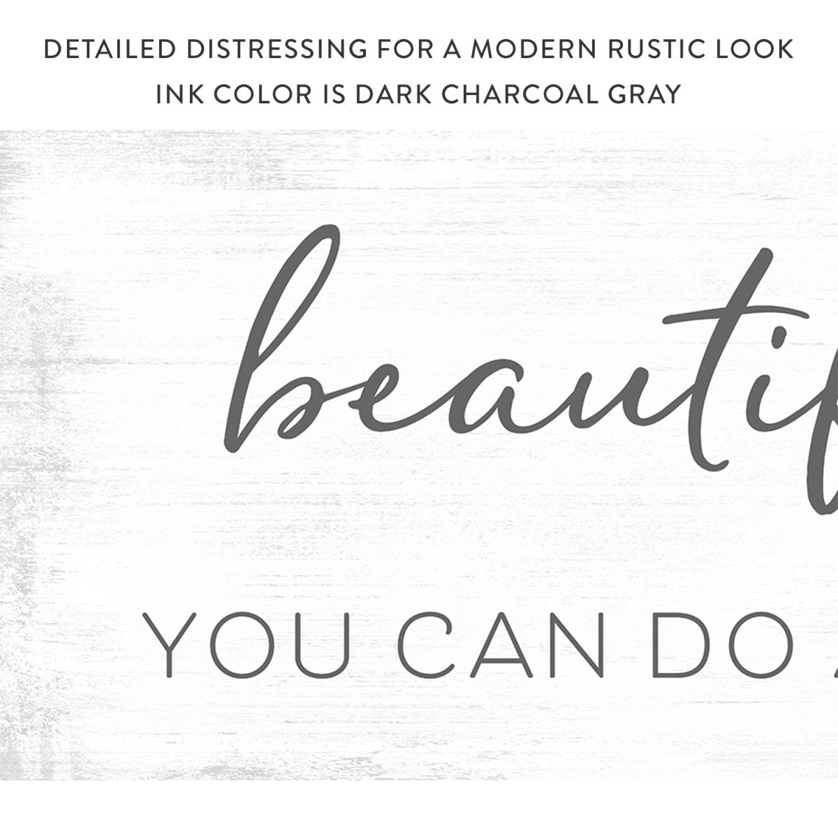 Beautiful Girl You Can Do Amazing Things Wall Art For Nursery - Pretty Perfect Studio