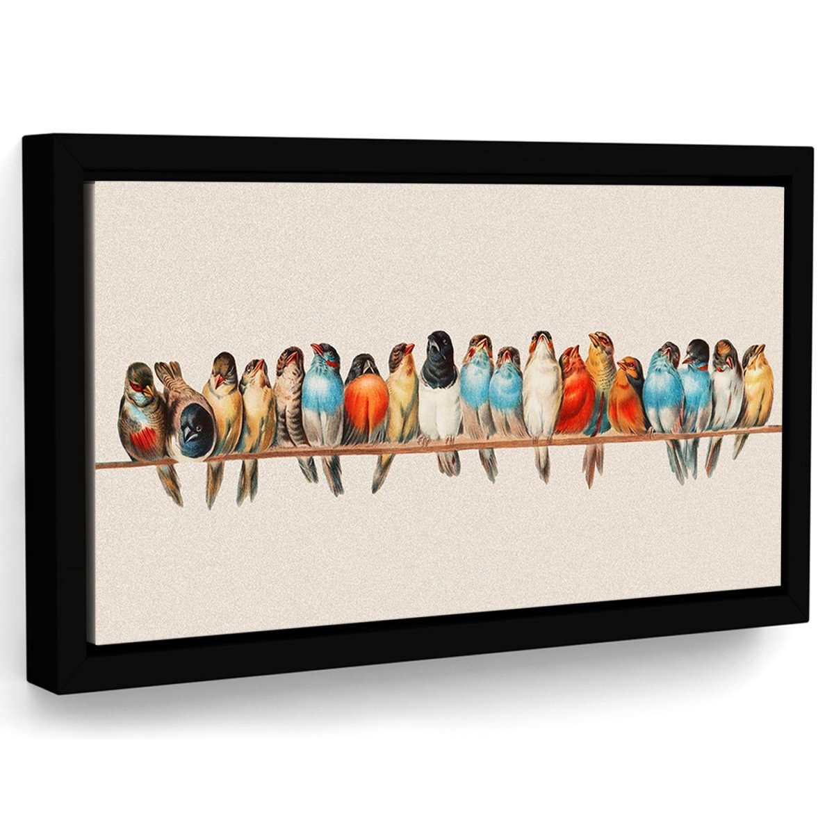 Birds On A Wire Canvas Wall Art - Pretty Perfect Studio