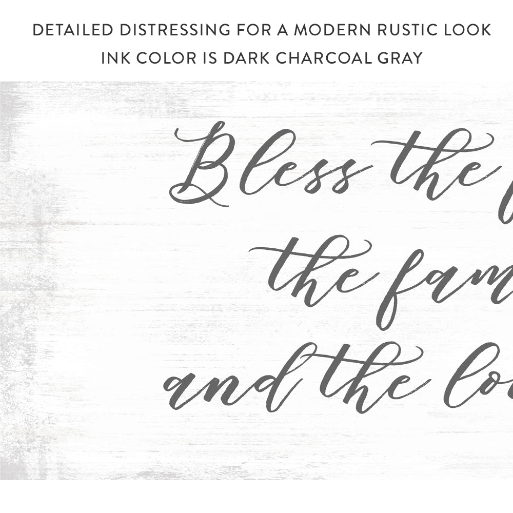 Bless the Food Before Us Canvas Wall Art - Pretty Perfect Studio