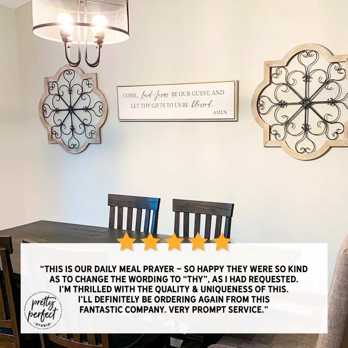 Come Lord Jesus Canvas Sign - Pretty Perfect Studio
