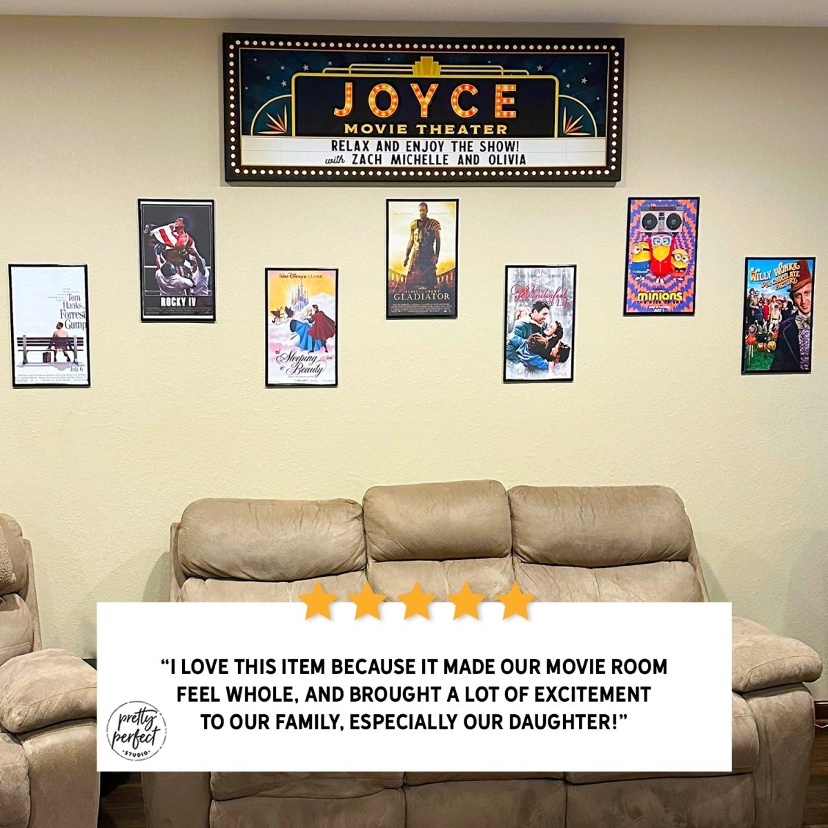 Custom Cinema Sign