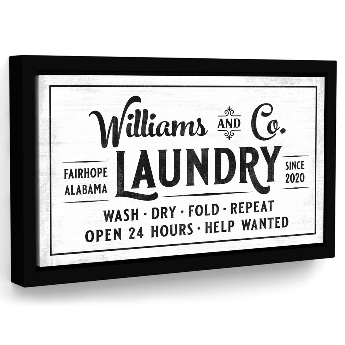 Custom Laundry Room Sign - Pretty Perfect Studio