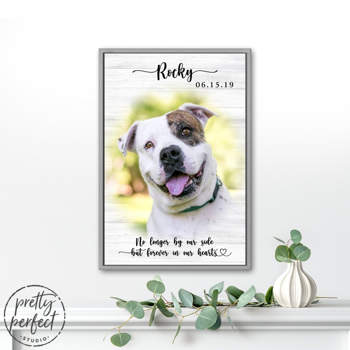 Pet Memorial Canvas Sign - Pretty Perfect Studio