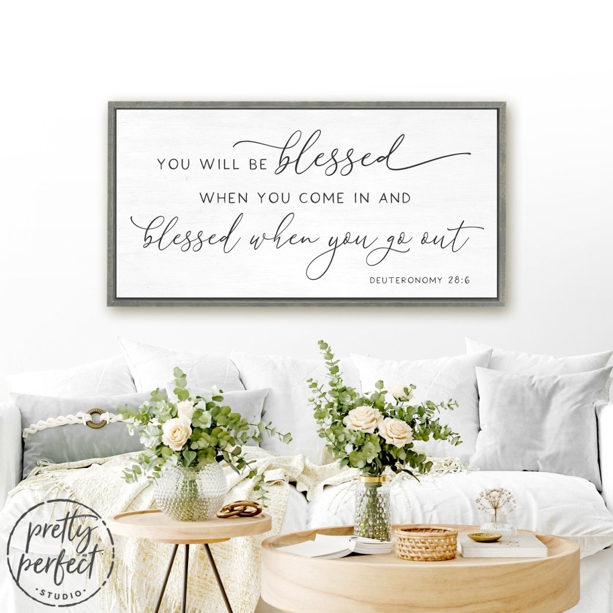 Customized Christian Sign - Pretty Perfect Studio