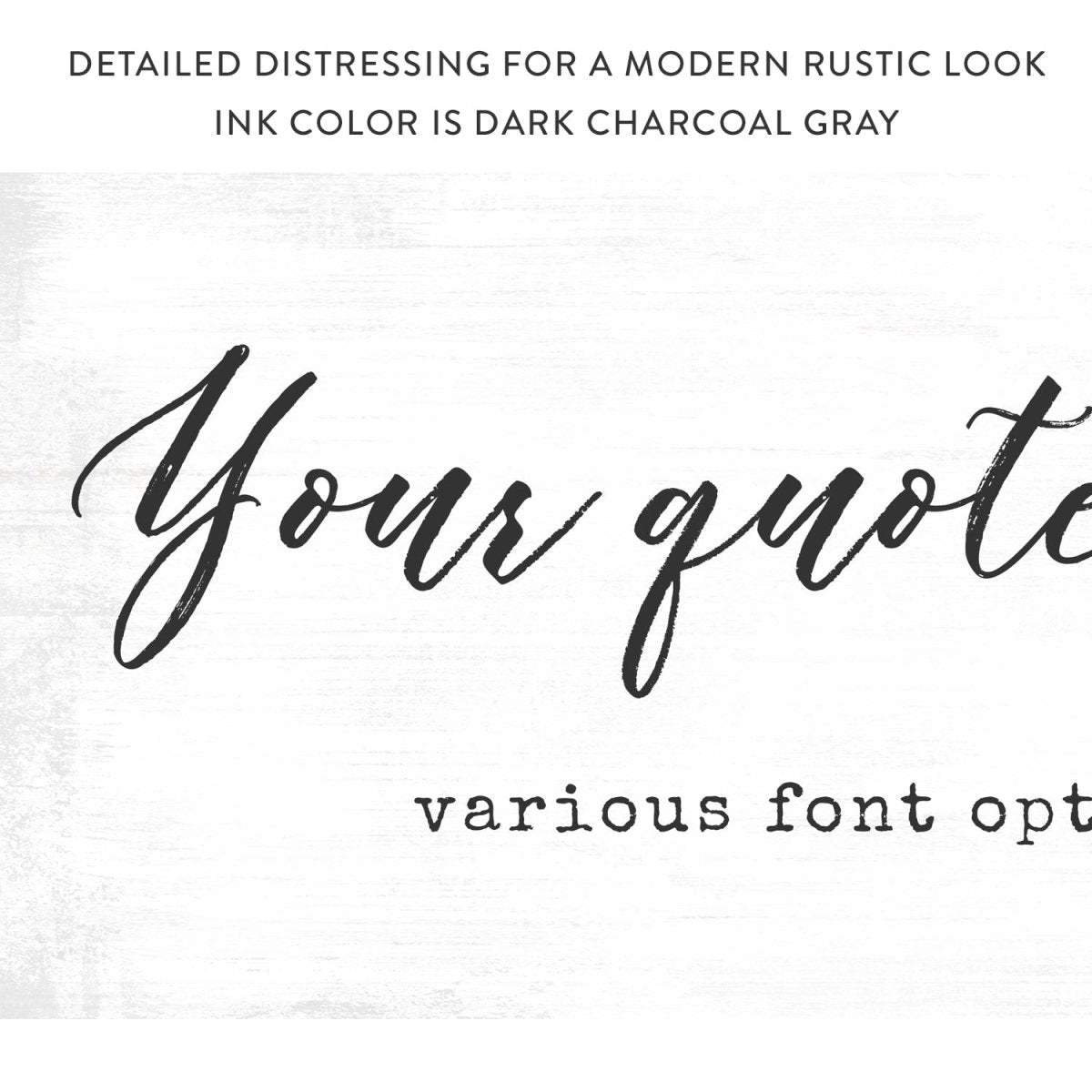 Custom Text on Canvas Wall Art for Personalized Gifts