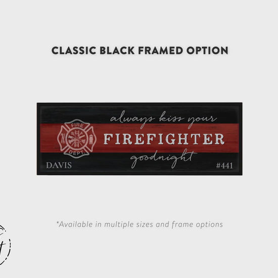Always Kiss Your Firefighter Goodnight Product Video - Pretty Perfect Studio