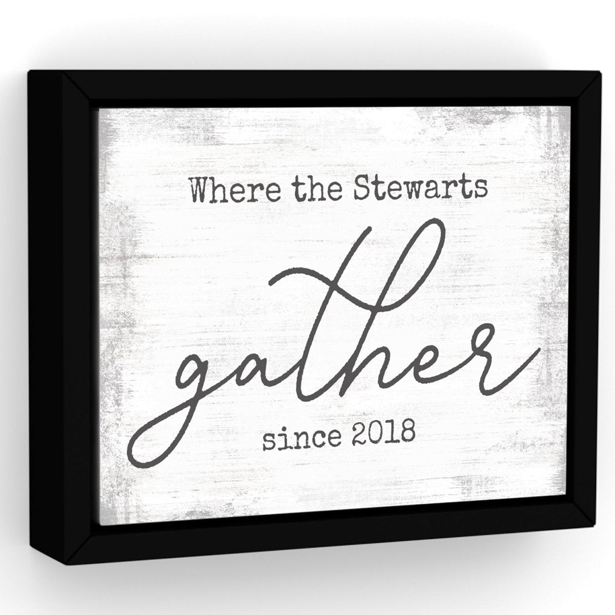 Gather Sign Personalized freeshipping - Pretty Perfect Studio