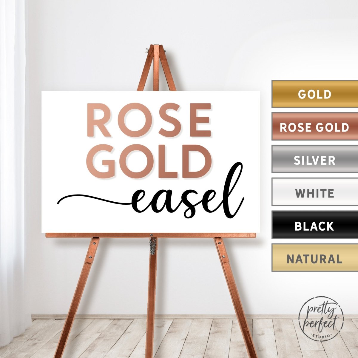 Gold Easel Stand for Wedding Sign