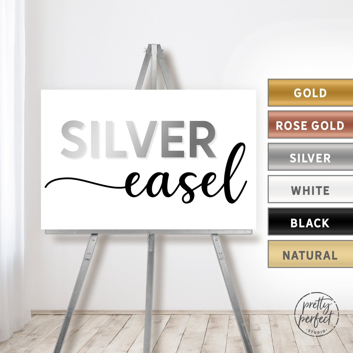 Gold Easel Stand for Wedding Sign