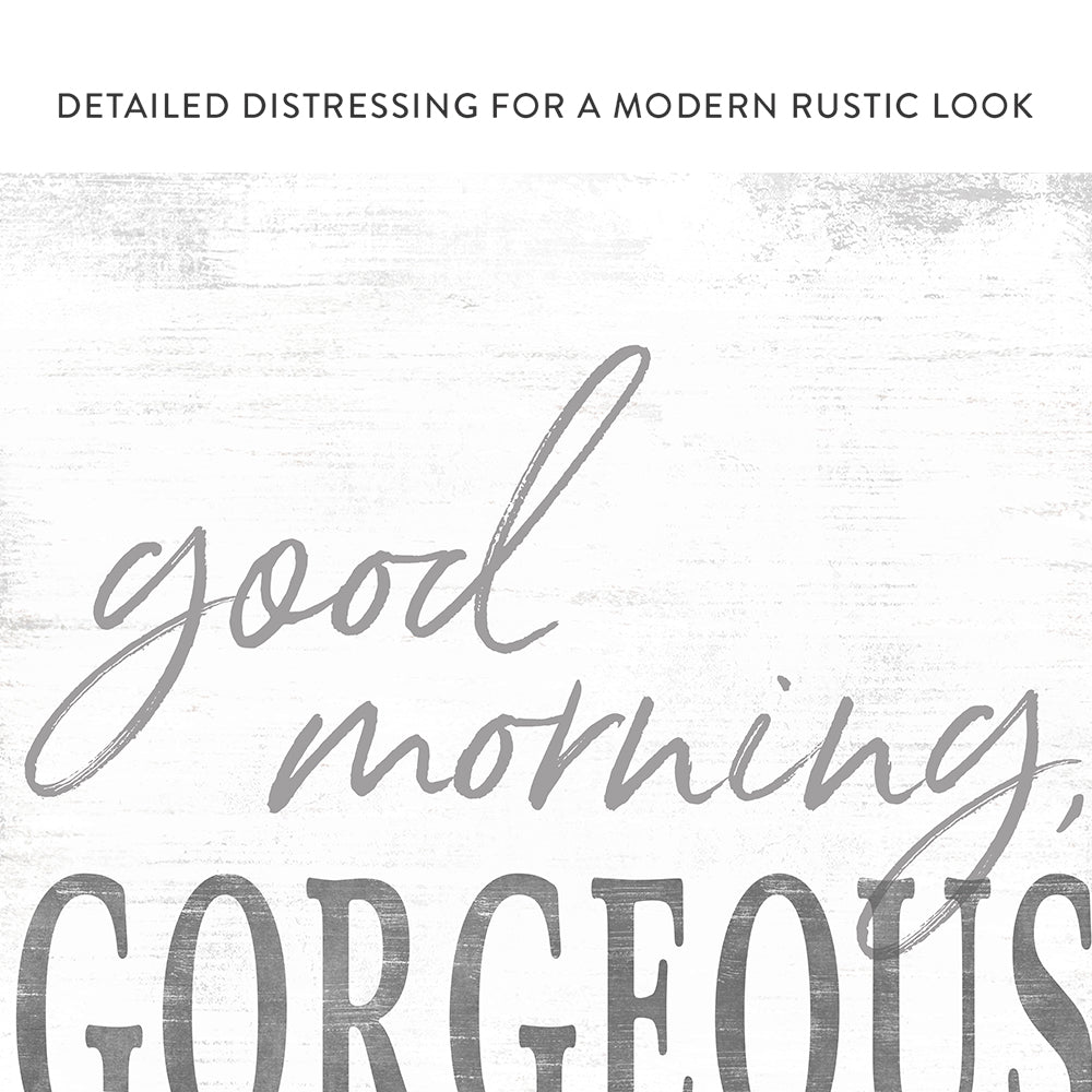 Good Morning Gorgeous, Hello There Handsome Wall Art freeshipping - Pretty Perfect Studio