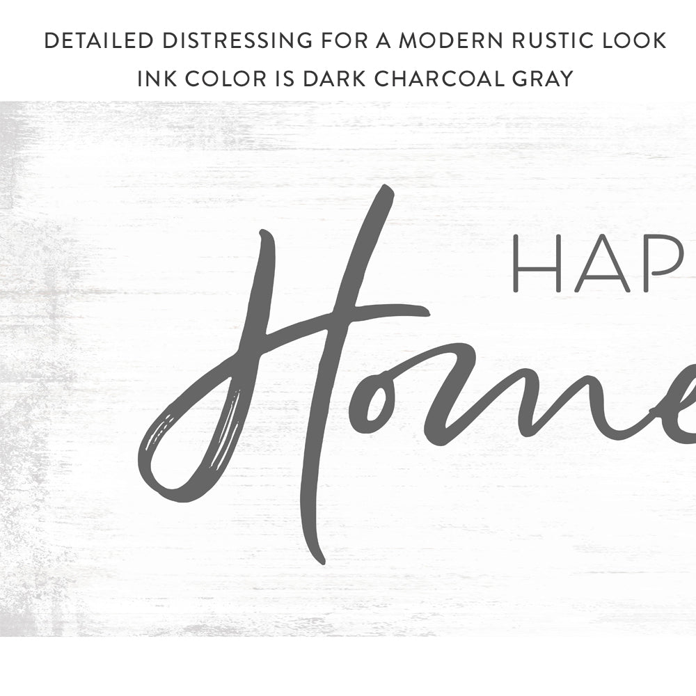 Happiness Is Homemade Sign - Pretty Perfect Studio
