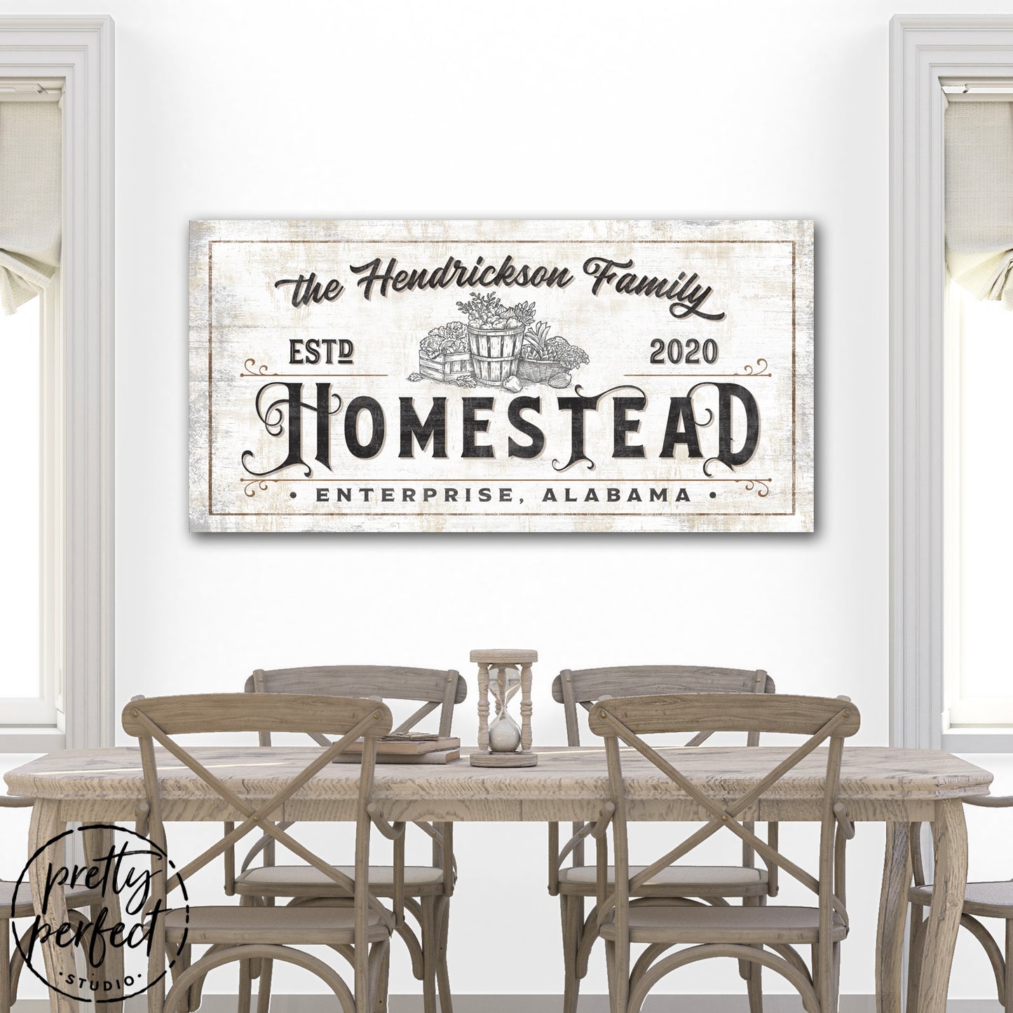 Personalized Farmhouse Homestead Sign freeshipping - Pretty Perfect Studio