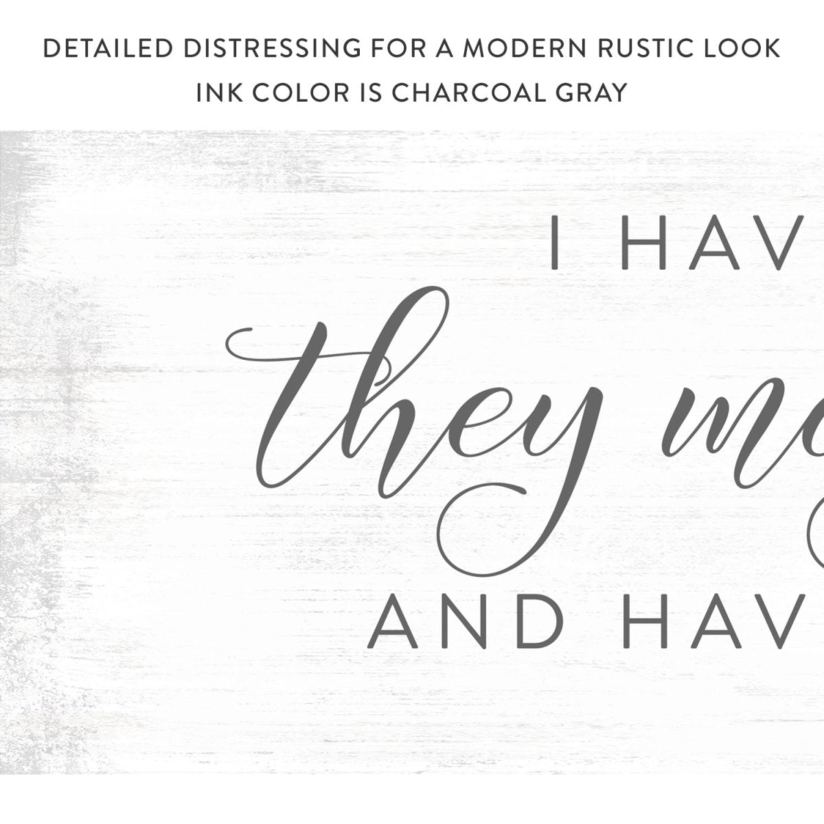 I Have Come That They May Have Life Sign - Pretty Perfect Studio