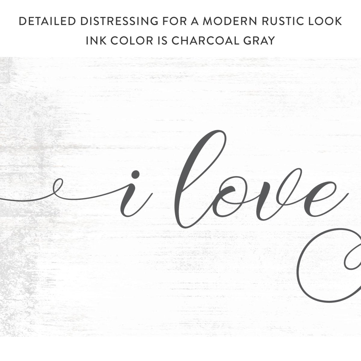 I Love You More Sign - Pretty Perfect Studio