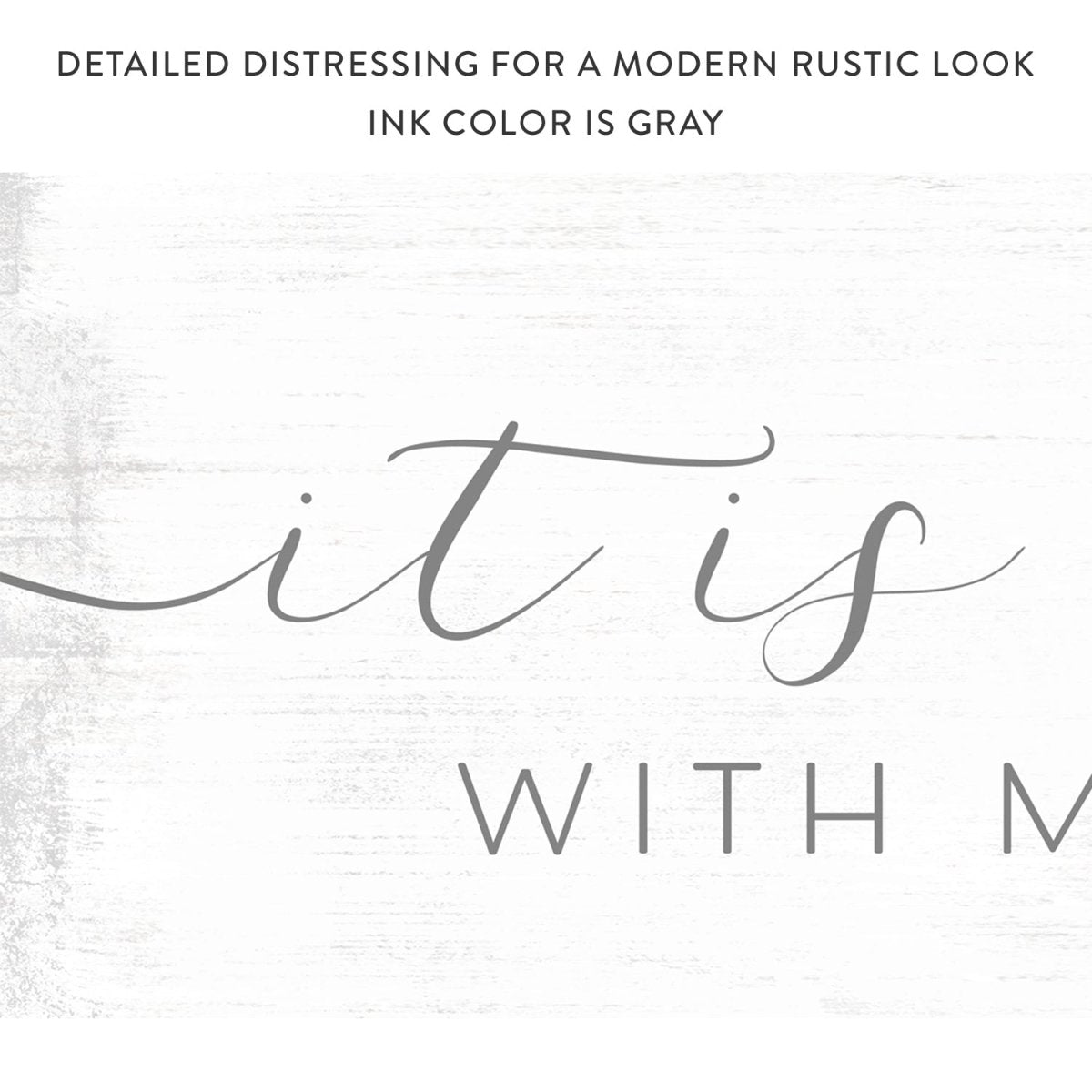 It Is Well With My Soul Christian Family Sign - Pretty Perfect Studio