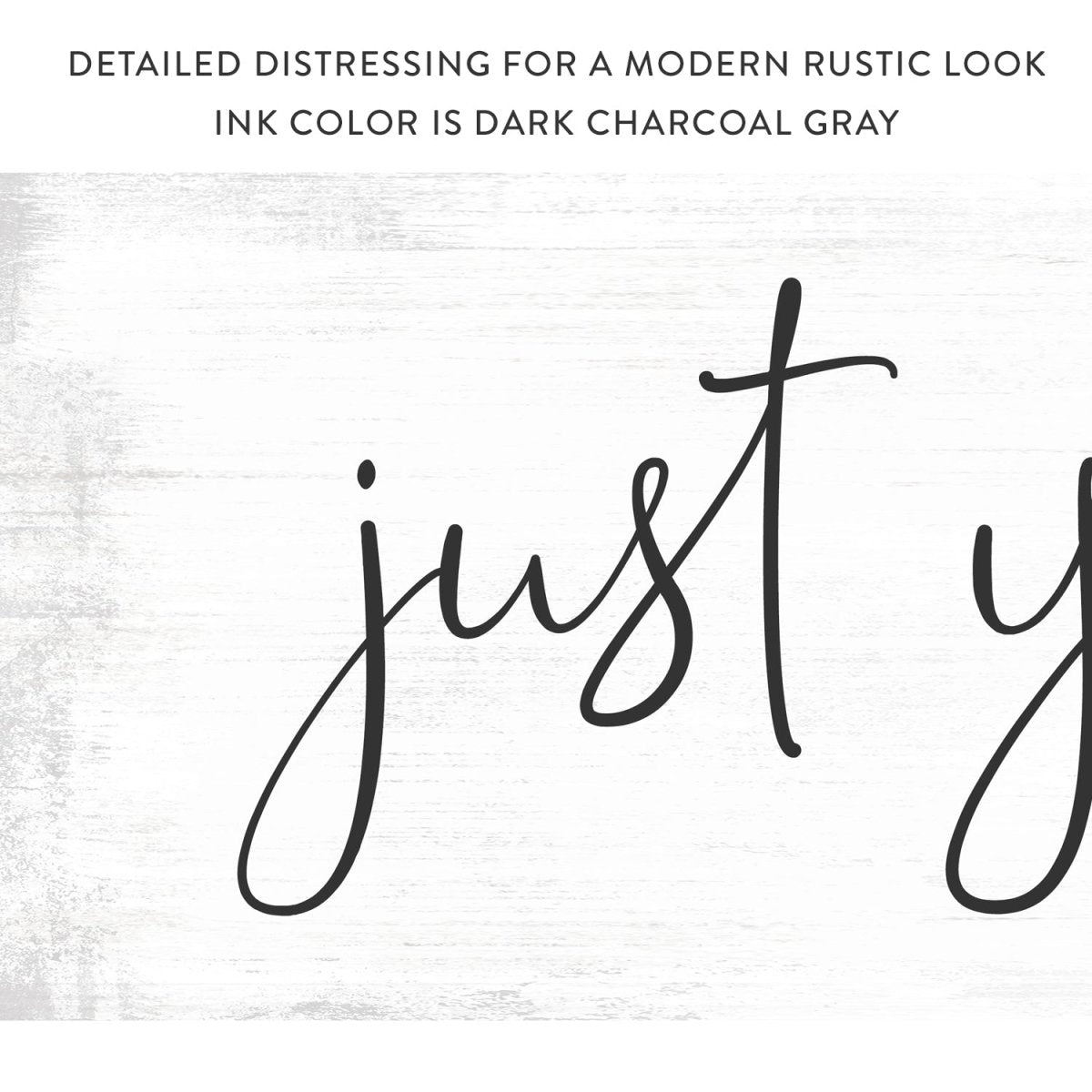Just You Me And The Cat Sign - Pretty Perfect Studio
