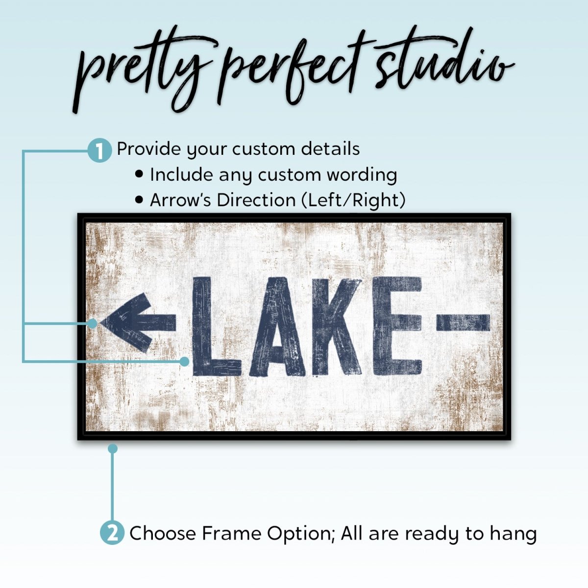 Lake Arrow Sign