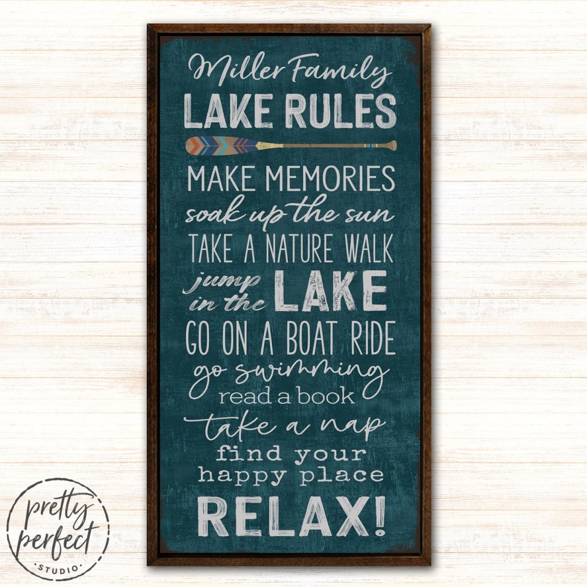 Lake House Rules Sign - Pretty Perfect Studio