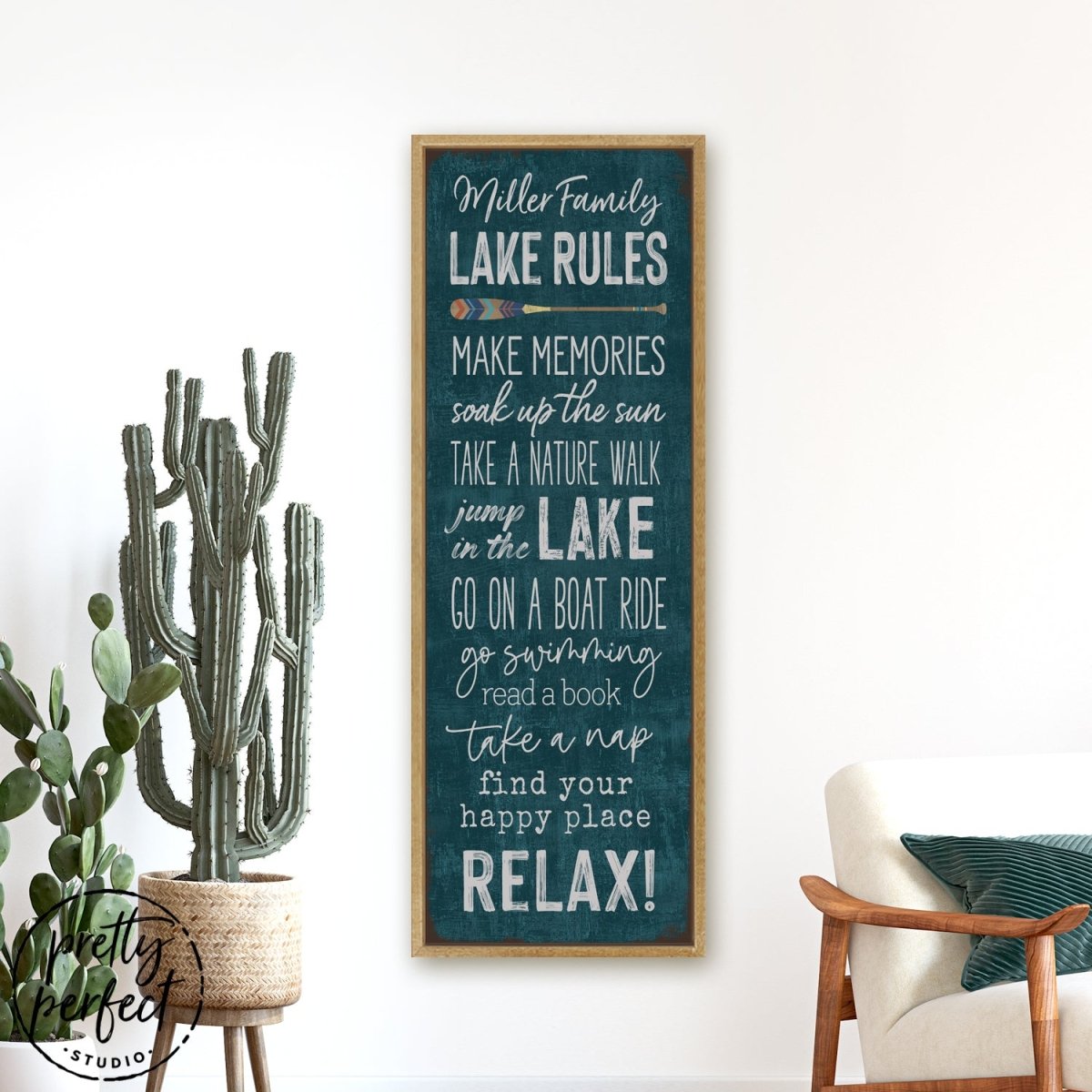 Lake House Rules Sign