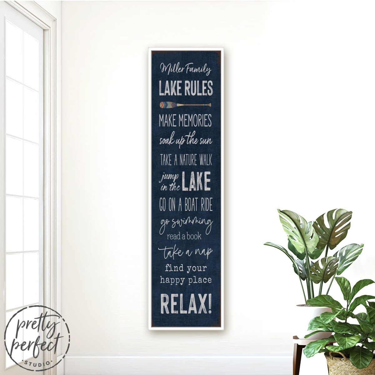 Lake House Rules Sign