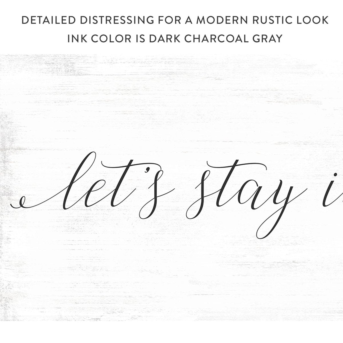 Let's Stay In Bed Sign - Pretty Perfect Studio