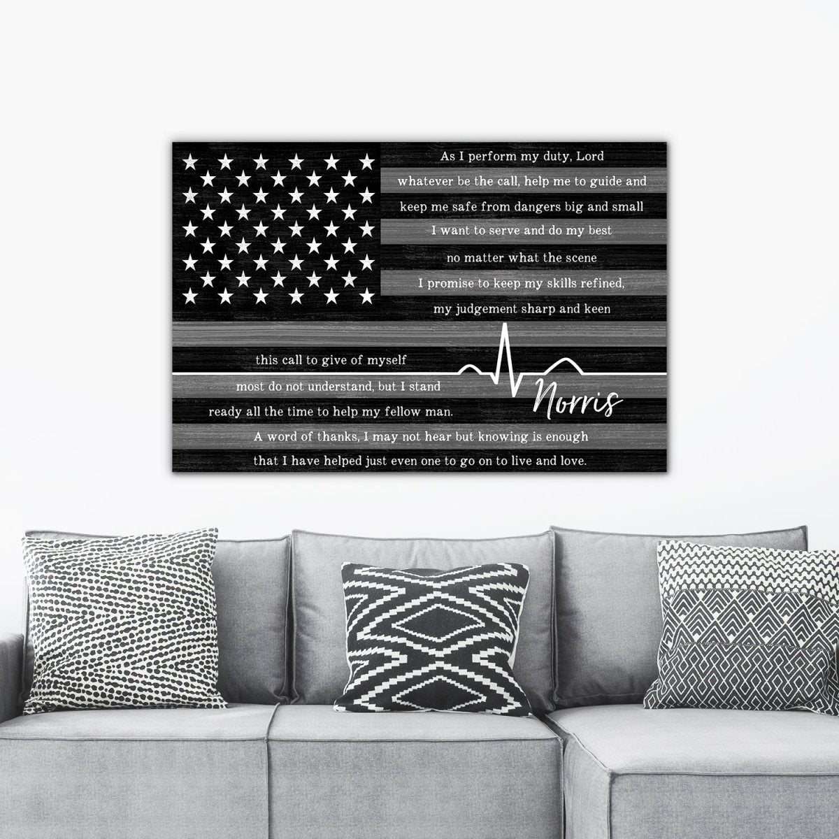 Paramedic Prayer With Name Personalization - Pretty Perfect Studio