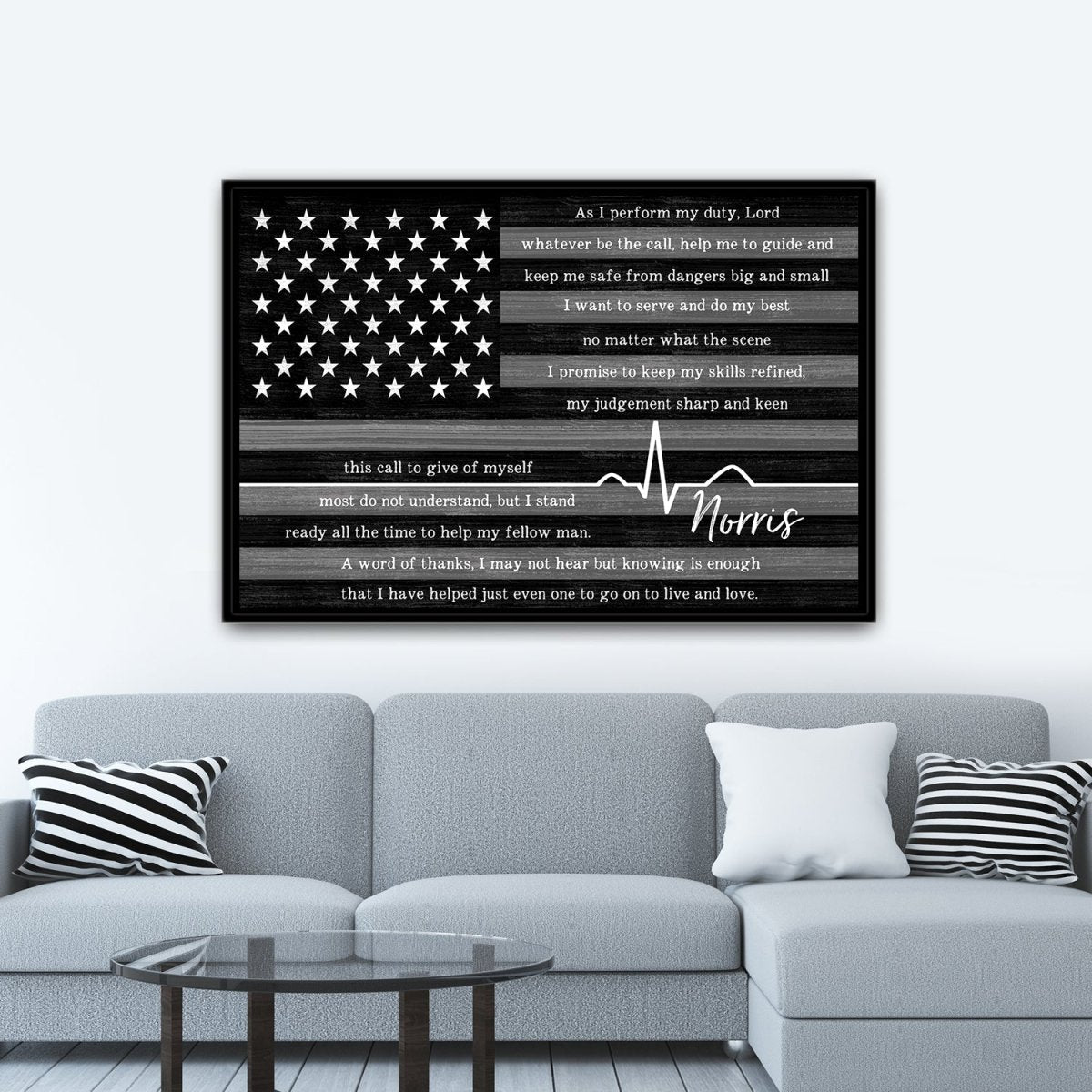 Paramedic Prayer With Name Personalization - Pretty Perfect Studio