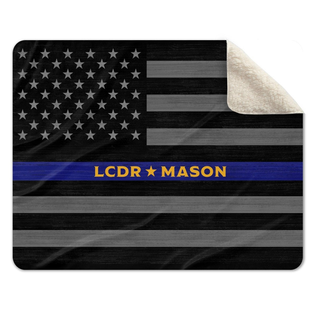 Personalized Air Force Blanket With Name – Pretty Perfect Studio