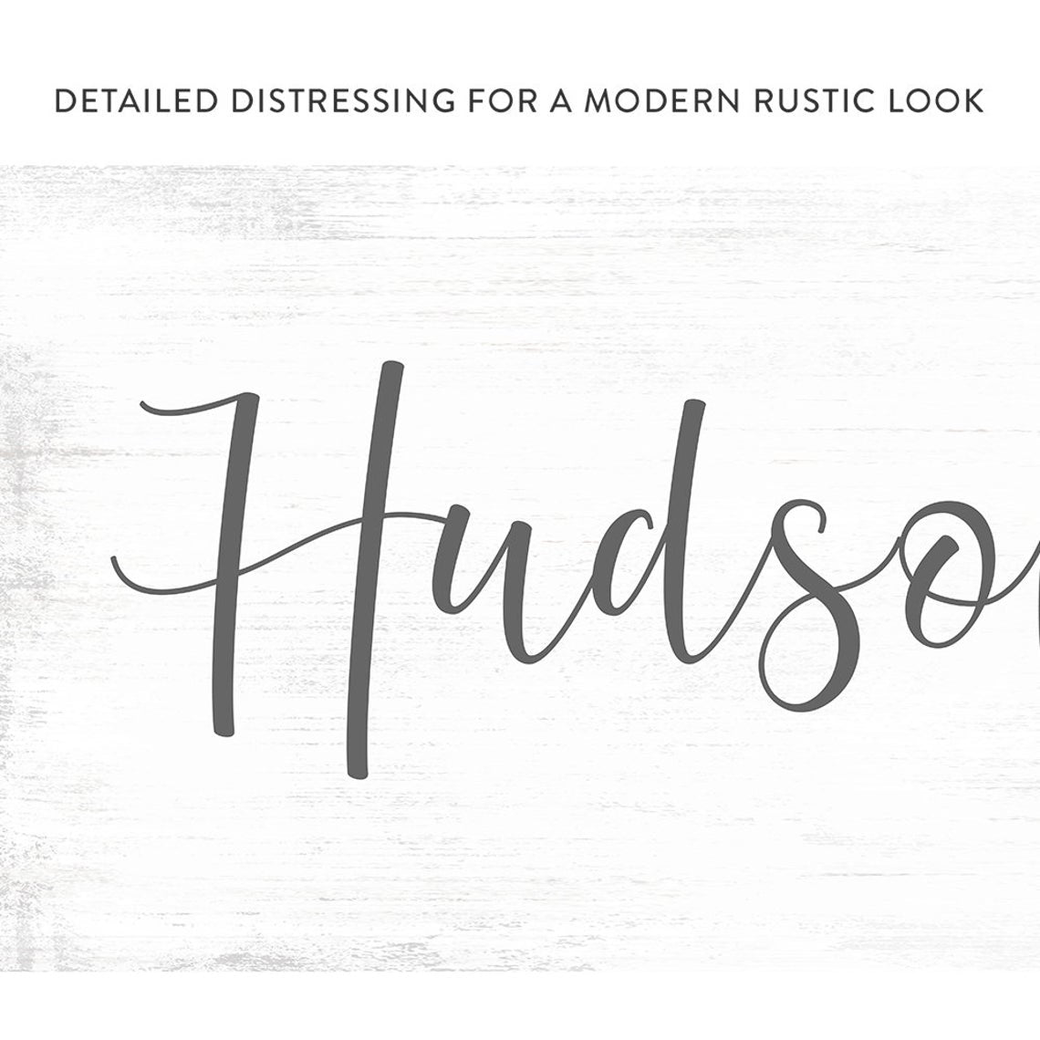 Personalized Baby Name Sign With Modern Rustic Look - Pretty Perfect Studio