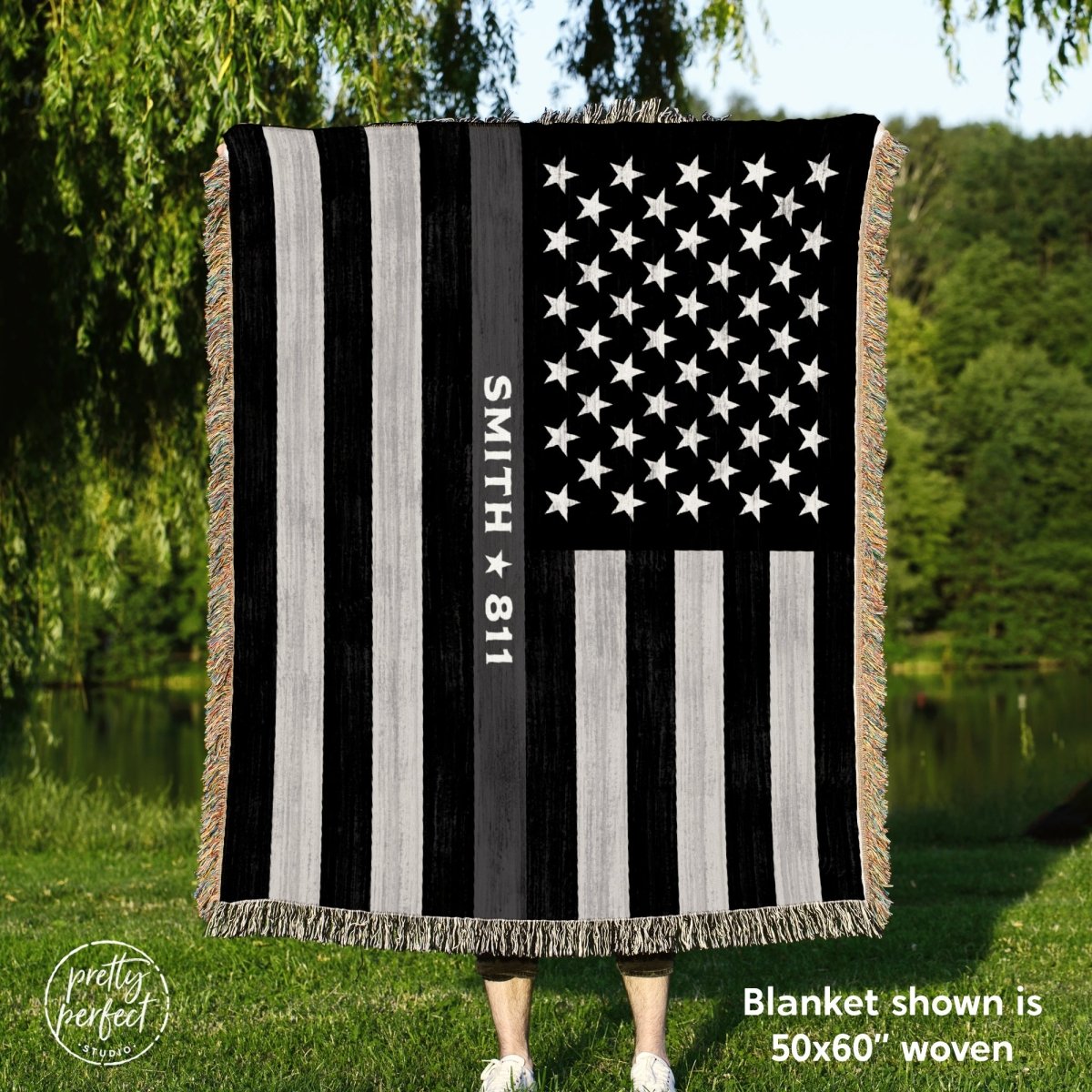 Personalized Blanket for Correctional Officer