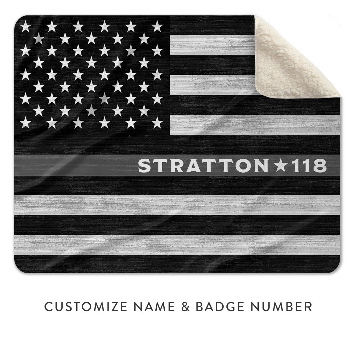 Personalized Blanket for Correctional Officer - Pretty Perfect Studio