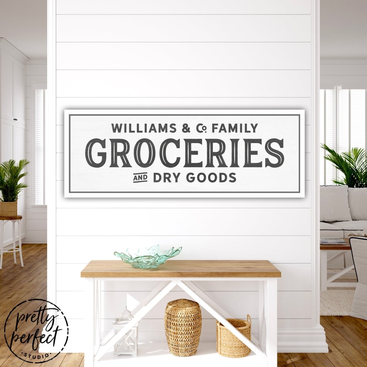 Personalized Family Grocery Sign freeshipping - Pretty Perfect Studio