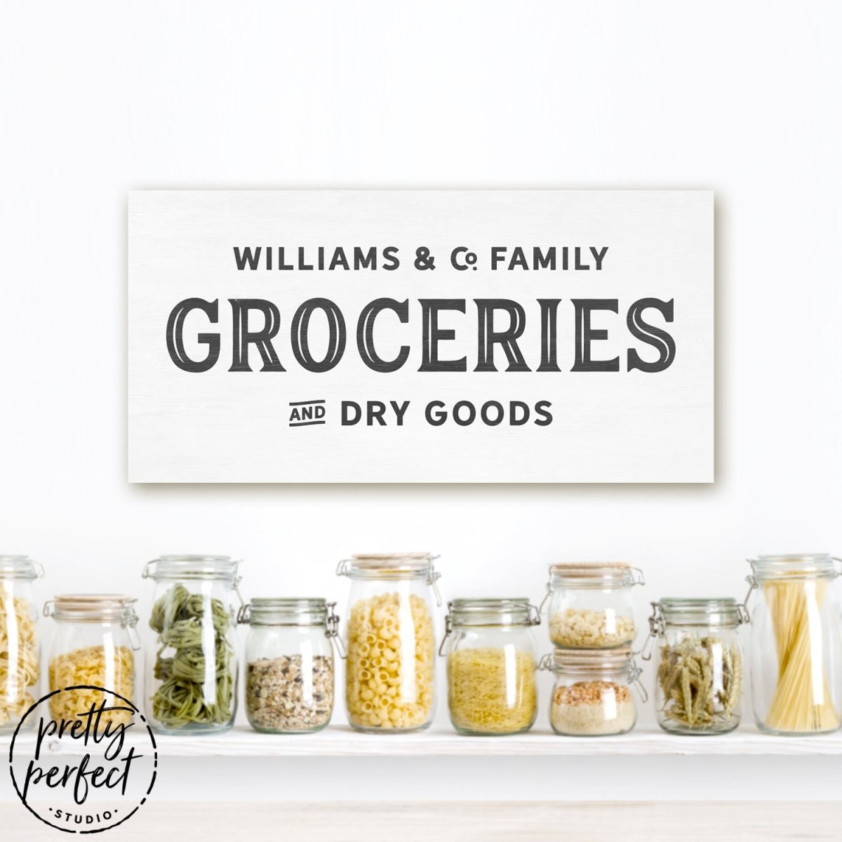 Personalized Family Grocery Sign freeshipping - Pretty Perfect Studio