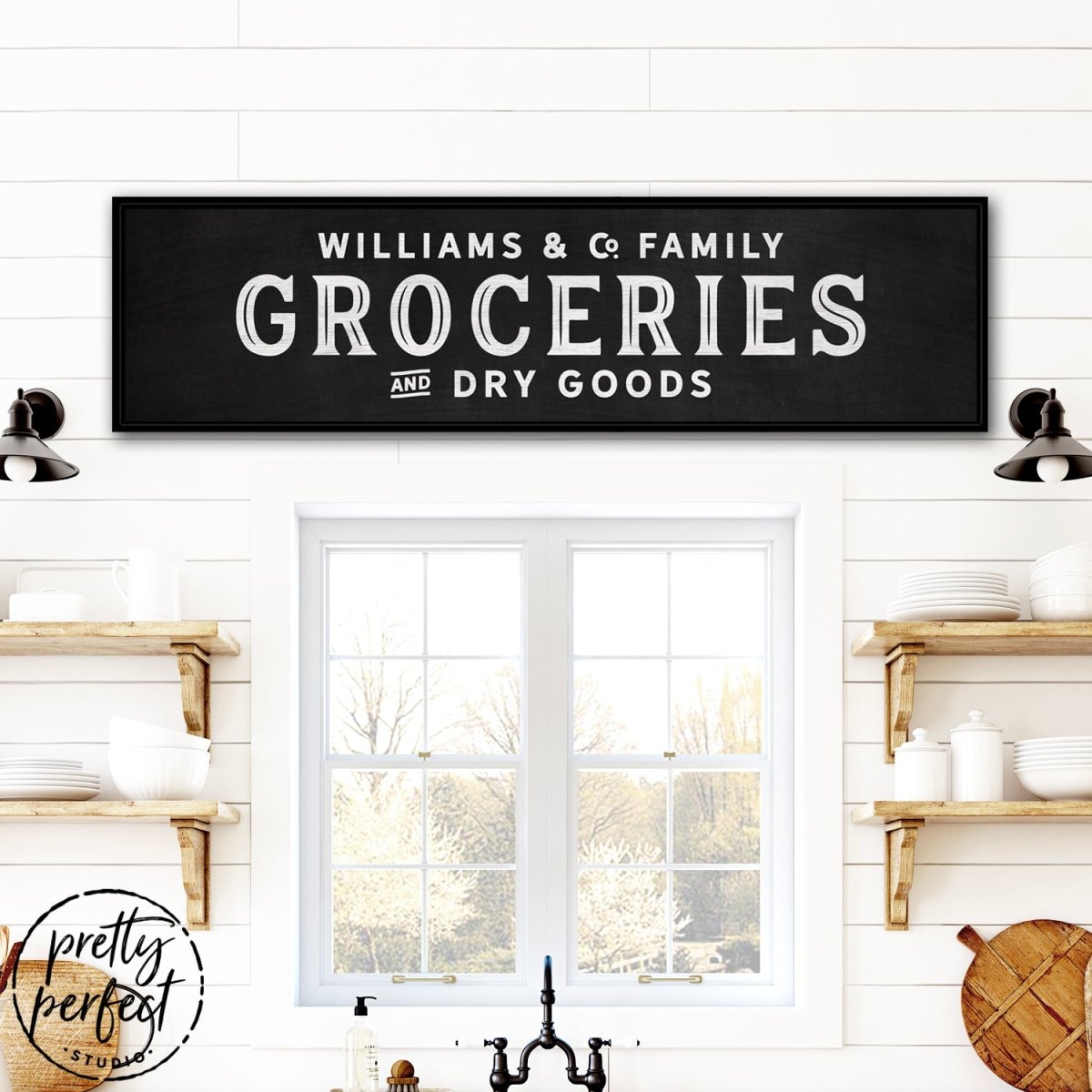 Personalized Family Name Grocery Sign freeshipping - Pretty Perfect Studio