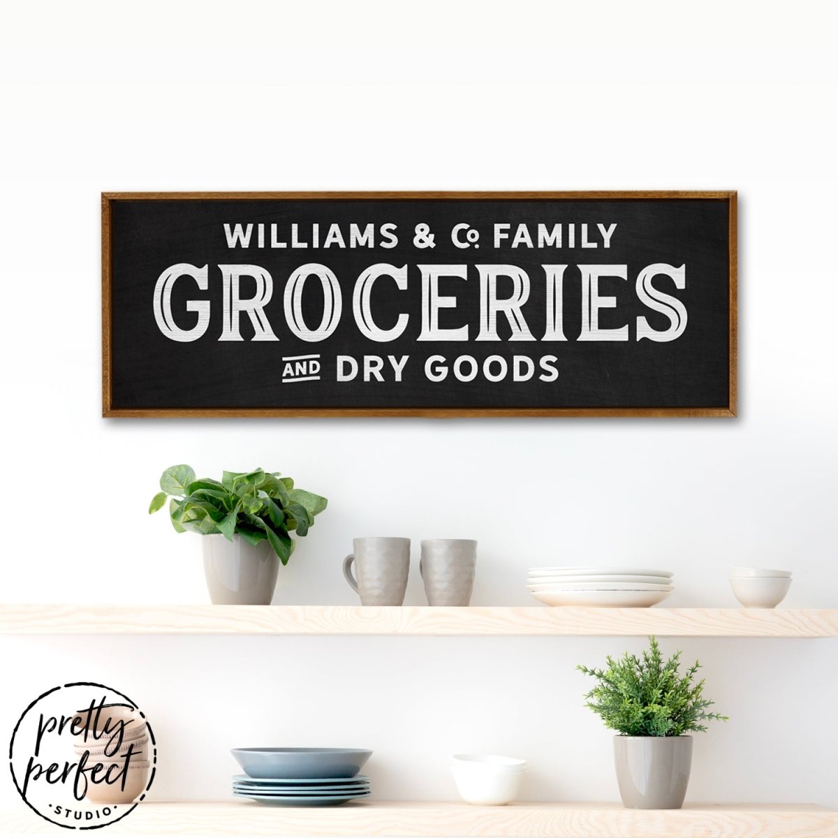 Personalized Family Name Grocery Sign freeshipping - Pretty Perfect Studio